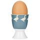 《KitchenCraft》瓷製蛋杯(藍天鵝) | 雞蛋杯 蛋托 早午餐 餐具 product thumbnail 2