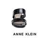 ANNE KLEIN-BUNNY 漆皮紋涼感粗跟涼拖鞋-黑色 product thumbnail 4