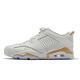 Nike 休閒鞋 Air Jordan 6 Retro Low 經典 喬丹 男鞋 中國新年 氣墊 皮革 白 金 DH6928073 product thumbnail 2