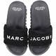 MARC JACOBS The Slide 字母刺布面拼接涼鞋 拖鞋(黑色) product thumbnail 3