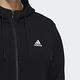 adidas 外套 Training Sports Jacket 男款 愛迪達 連帽 口袋 外出穿搭 黑 白 H39239 product thumbnail 5