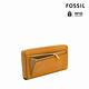 FOSSIL Logan 多層真皮拉鍊RFID防盜長夾-土黃色 SL7831763 product thumbnail 4