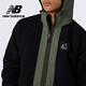 [New Balance]羔羊絨連帽外套_男性_黑綠色_AMJ13506BK product thumbnail 5