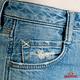 BRAPPERS 女款 Boy Firend Jeans 系列-女用彈性七分反摺褲-淺藍 product thumbnail 7