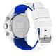 Ice Watch 三眼計時活力系列 藍錶面 40mm CH-白色矽膠錶帶 product thumbnail 5