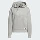 ADIDAS LOUNGE HOODY 女連帽上衣-灰-IP0754 product thumbnail 4