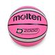 MOLTEN #6橡膠深溝12片貼籃球 Molten 粉紅灰 product thumbnail 2