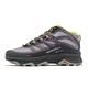 Merrell 戶外鞋 Moab Speed Mid GTX 女鞋 紫黑 綠 防水 襪套式 登山 運動鞋 ML067516 product thumbnail 2