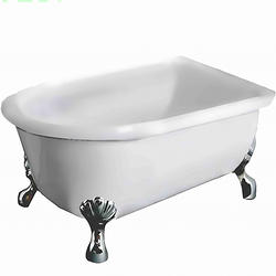 【I-Bath Tub精品浴缸】伊莉莎白-經典銀(150cm)