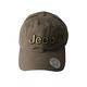 JEEP 品牌LOGO刺繡金屬標棒球帽-橄欖綠 product thumbnail 2
