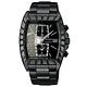 WIRED 雙面時尚計時腕錶(AGAV069)-灰x黑/36x38mm product thumbnail 2