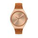 Swatch Skin Irony 超薄金屬系列 BROWN QUILTED 率性棕(38mm) product thumbnail 2