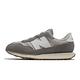 New Balance 休閒鞋 237 W Wide 寬楦 童鞋 紐巴倫 異材質拼接 麂皮 親子鞋 中童 灰 白 PH237PE-W product thumbnail 2