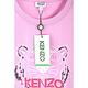 KENZO Bleached Tiger 虎頭印花粉色棉質T恤 product thumbnail 4