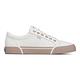 Keds 復古時尚金眼扣帆布運動鞋-卡其/白 9241W123264 product thumbnail 4