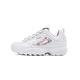 #母親節推薦 FILA DISRUPTOR II FLOWER 女運動老爹鞋-白 5-C111Y-155 product thumbnail 6