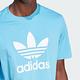 adidas 短袖 Adicolor Trefoil Tee 男款 藍 白 純棉 三葉草 棉T 短T 愛迪達 IR7980 product thumbnail 6