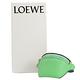 LOEWE 品牌烙印LOGO素色牛皮穿釦式手環零錢包(綠) product thumbnail 7