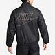 Nike 外套 Club 黑 立領 男款 防風 防潑水 教練外套 運動 DX0673-010 product thumbnail 5