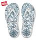 FitFlop IQUSHION NAUTICAL-PRINT FLIP-FLOPS 印花輕量人體工學戲水夾腳涼鞋-女(都會白) product thumbnail 4