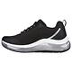 Skechers Arch Fit Element Air [232540BKW] 男 健走鞋 運動 健走 氣墊 黑白 product thumbnail 4