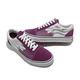 Vans 休閒鞋 Old Skool 女鞋 麂皮 支撐 透氣 火焰元素 穿搭 紫 白 VN0A4U3BXEZ product thumbnail 8