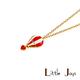 Little Joys 原創設計品牌 Heart Balloon紅白設計項鍊 925銀鍍金 product thumbnail 3