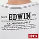 EDWIN T恤 經典徽章印花T恤 -男-白色 product thumbnail 8