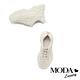 休閒鞋 MODA Luxury 個性酷炫風異材質牛皮厚底休閒鞋－白 product thumbnail 5