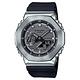 CASIO卡西歐 G-SHOCK 百搭銀黑 金屬錶殼 八角形錶殼 GM-2100-1A_44.4mm product thumbnail 5