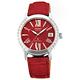 ORIENT 東方錶 ELEGANT系列 優雅鑲鑽機械女錶-紅色/36mm product thumbnail 2