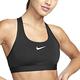 Nike 運動內衣 Swoosh Medium Support 女款 黑 中強度支撐 Dri-FIT 排汗 DX6822-010 product thumbnail 7