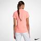 NIKE 女 運動休閒短袖POLO衫 粉 884831-693 product thumbnail 2