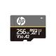 HP惠普 mx350 microSDXC A2 100MB/s 高速記憶卡 (附轉卡) 256GB product thumbnail 2