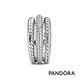 【Pandora官方直營】密鑲寶石蛇鏈紋三圈戒指-絕版品 product thumbnail 2