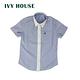 IVY HOUSE常春藤 經典領襟配色直條紋短袖襯衫110cm~150cm 331512 product thumbnail 2