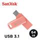 SanDisk Ultra Go USB Type-C 64GB 雙用隨身碟 蜜桃橘 (公司貨) product thumbnail 2