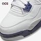 Nike 休閒鞋 Air Jordan 4 Retro GS Midnight Navy 白 藍 女鞋 大童鞋 408452-140 product thumbnail 7