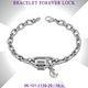CHARRIOL夏利豪 Bracelet Forever Lock永恆之鎖手鍊 銀色18cm款 C6(06-101-1139-29) product thumbnail 6