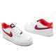 Nike 休閒鞋 Air Force 1 LV8 運動 女鞋 經典 AF1 舒適 皮革 簡約 穿搭 大童 白紅 CW1574101 product thumbnail 7