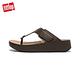 【FitFlop】SAMEL MENS ADJUSTABLE LEATHER TOE-POST SANDALS可調節皮革夾腳涼鞋-男(巧克力棕) product thumbnail 3