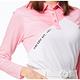 【Lynx Golf】女款合身版吸溼排汗配色線條設計立體貼膜造型長袖POLO衫/高爾夫球衫(三色) product thumbnail 8