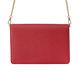 PRADA普拉達 Saffiano Lux Flap Bag翻蓋鏈條肩背斜背包/手拿包(紅色) product thumbnail 2