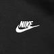 Nike 帽T Fleece Pullover Hoodie 男款 運動休閒 NSW 微刷毛 親膚 連帽 黑白 BV2655-010 product thumbnail 5