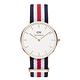 DW Daniel Wellington 藍白紅尼龍錶帶 玫瑰金錶框/36mm product thumbnail 2