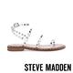 STEVE MADDEN-TRAVEL個性鉚釘繫帶平底涼鞋-透明 product thumbnail 9