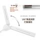 OOJD 雙燈頭LED護眼檯燈 USB充電床頭燈 筆筒收納桌面檯燈 閱讀燈 product thumbnail 6