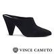 VINCE CAMUTO 麂皮前包後拖高跟穆勒鞋-絨黑 product thumbnail 2