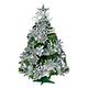 摩達客耶誕-2尺/2呎(60cm)特仕幸福型裝飾綠色聖誕樹 (銀白冬雪系全套飾品)超值組不含燈/本島免運費 product thumbnail 2