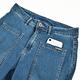 ILEY伊蕾 率性大口袋抓摺縫釦八分牛仔褲(藍色；M-XL)1232328604 product thumbnail 2